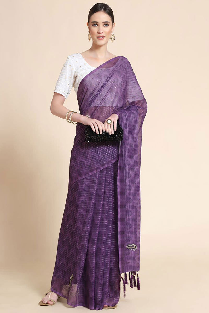 Printed W 161 Fancy Wholesale Party Wear Georgette Saree Catalog